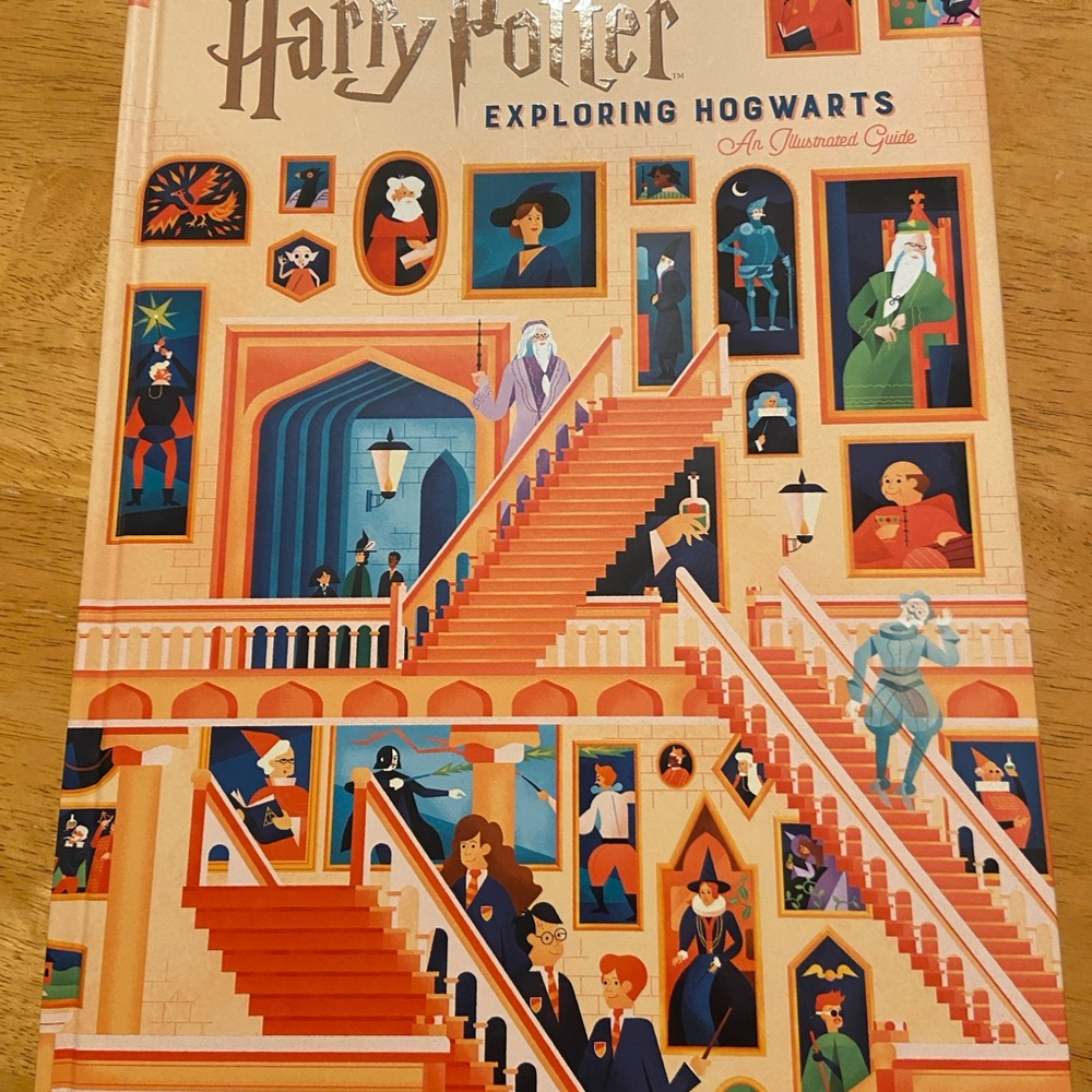Harry Potter exploring Hogwarts - an illustrated guide
